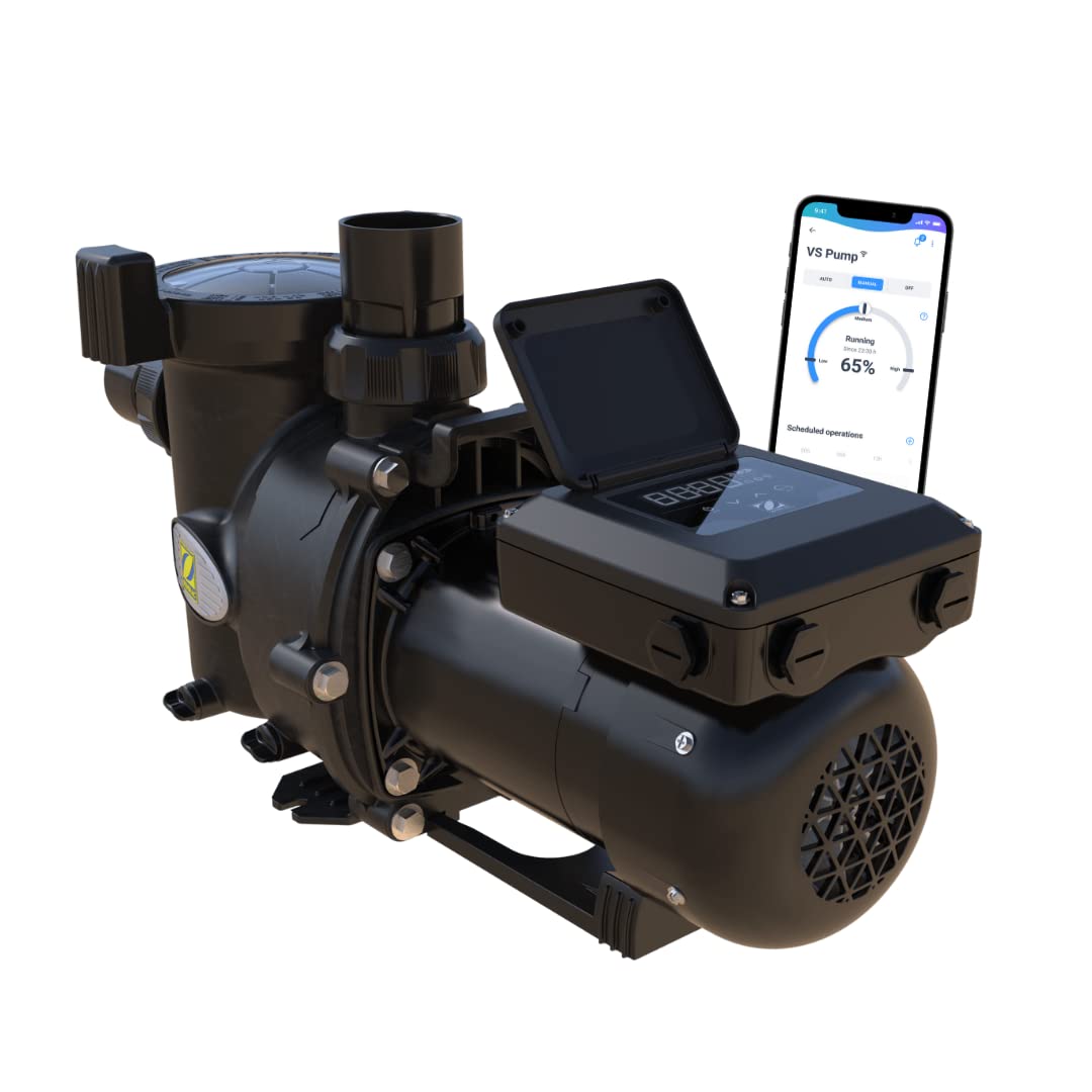 Zodiac E30 iQ 200 Pumpe mit variabler Geschwindigkeit, empfohlen für Pools bis 120 m³, hohe Energiee