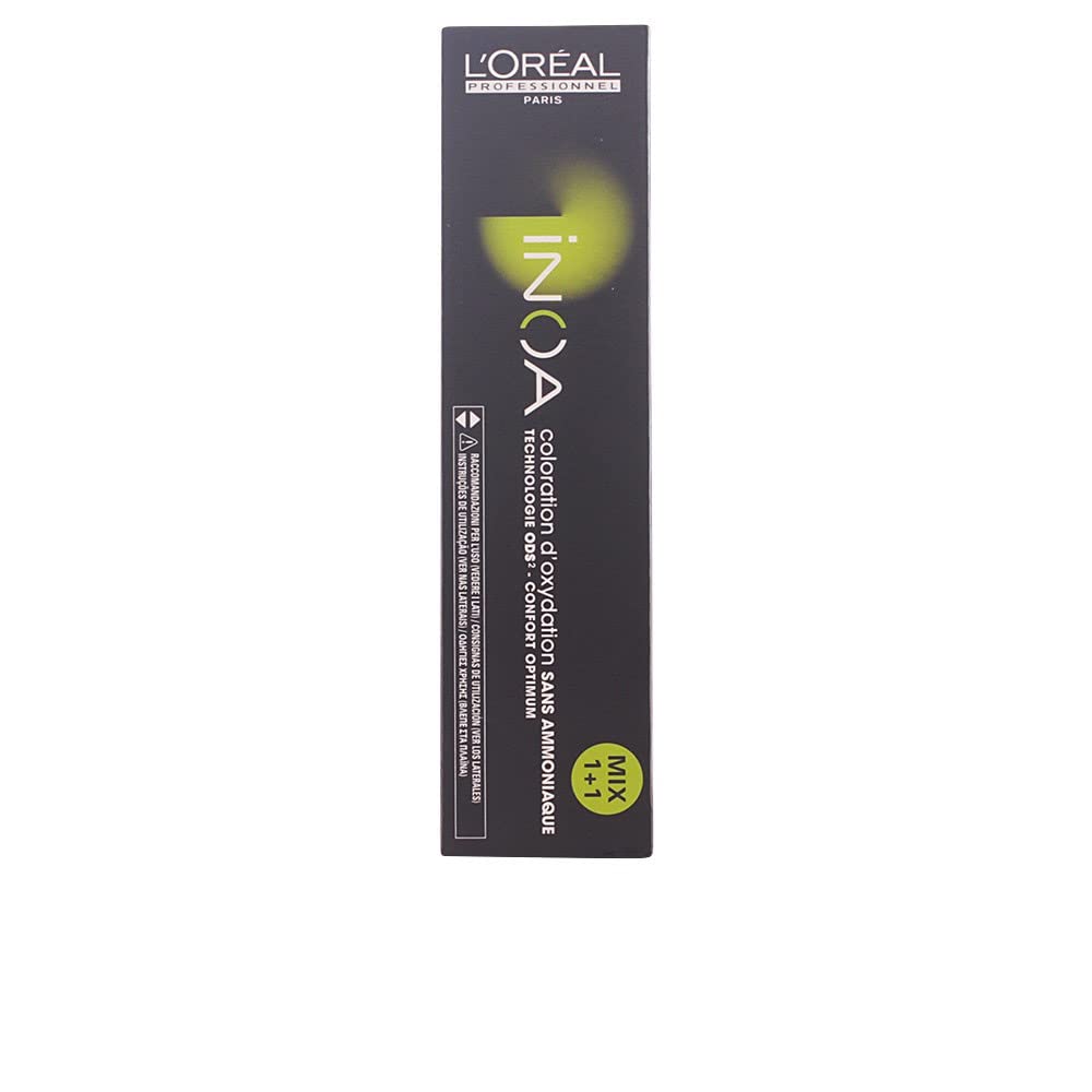 L'Oréal Professionnel INOA Oxidative Coloration ohne Ammoniak 4 mittelbraun, 1er Pack, (1x 60 ml) Mi