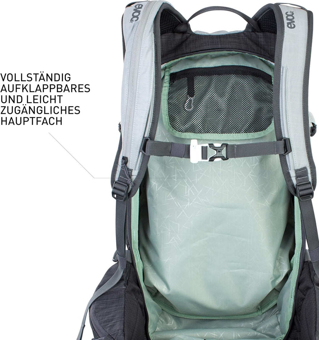 EVOC LINE 20 Tourenrucksack, Skirucksack (NEURALITE SYSTEM, separates Lawinenfach mit Notfallplan, S