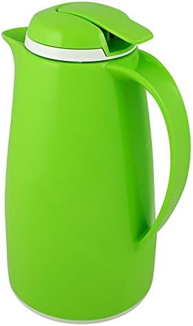 Helios 2934-126 Wave Push Kunststoff-Isolierkanne, 1 Liter, kiwi, Kiwi