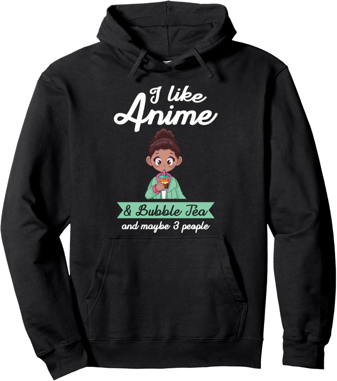 Ich mag Anime & Bubble Tee Anime Pullover Hoodie