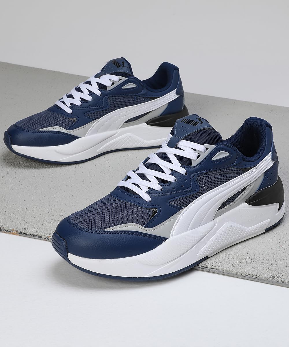 PUMA Unisex Röntgen-Geschwindigkeit Sneaker 45 EU Inky Blue Puma White Persian Blue, 45 EU Inky Blue