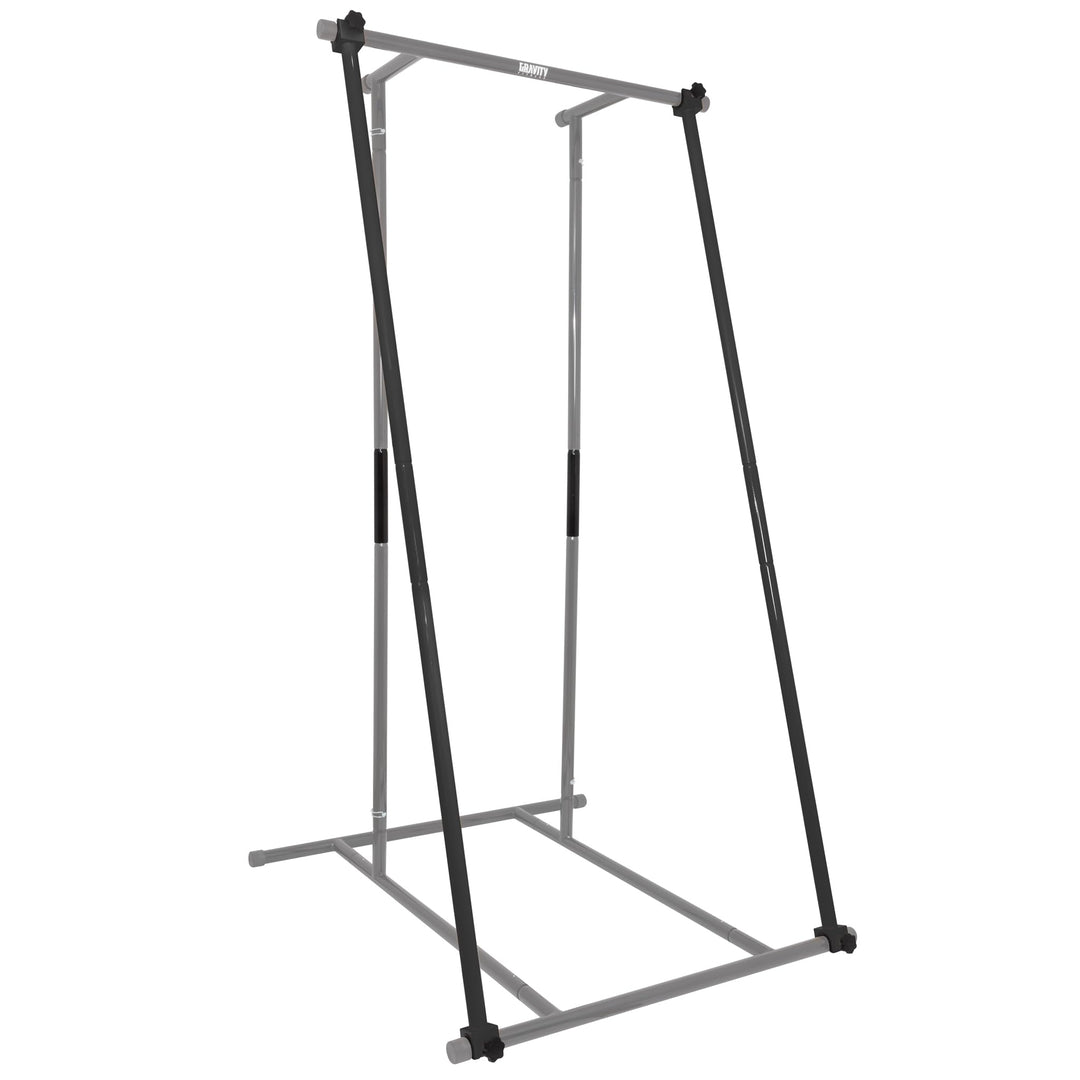 Gravity Fitness Klimmzug-Rack-Verlängerungsset, Schwarz