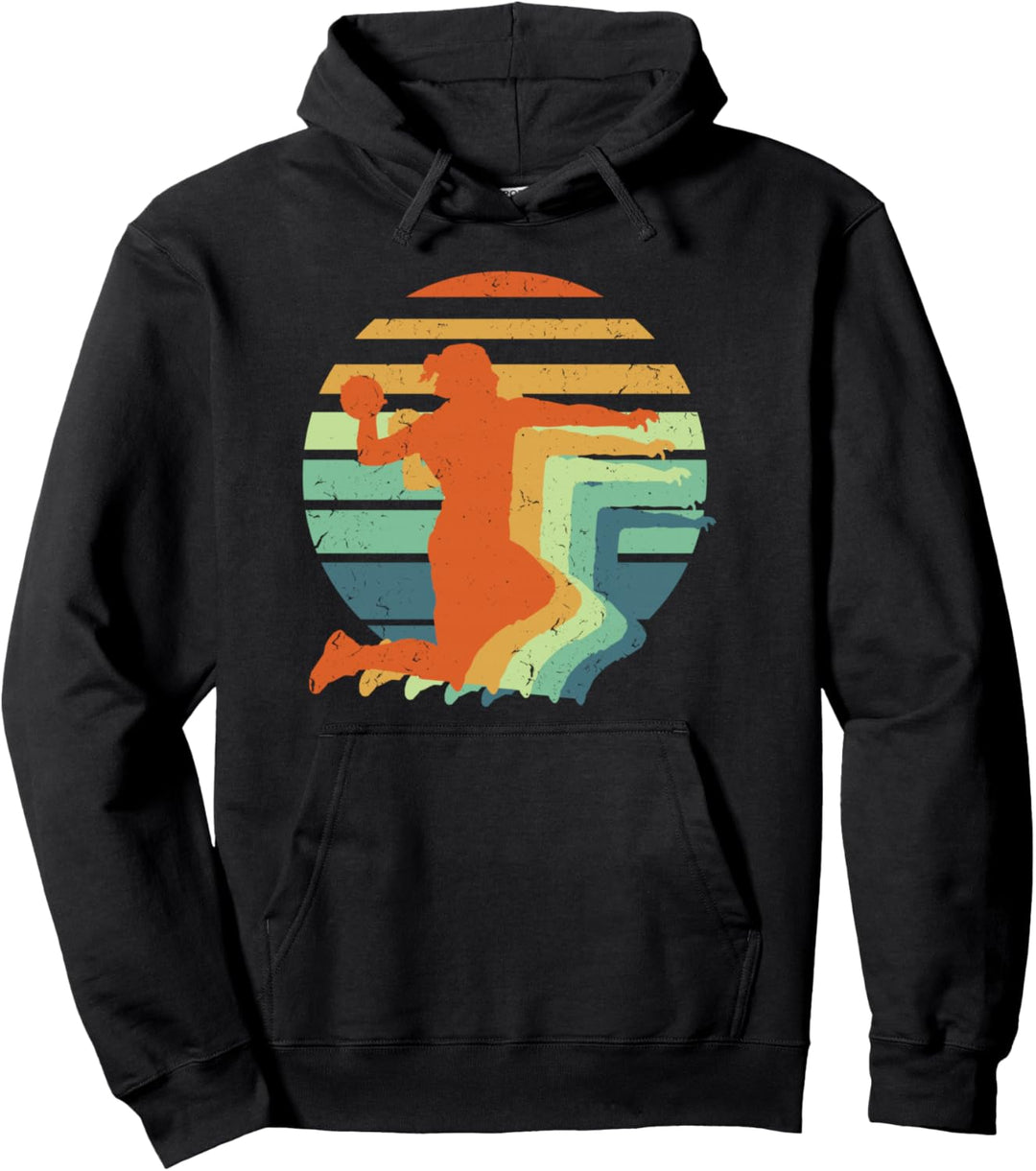 Handball, Herren, Damen, Kinder, Spieler, Sportfans, Vintage, cool Pullover Hoodie