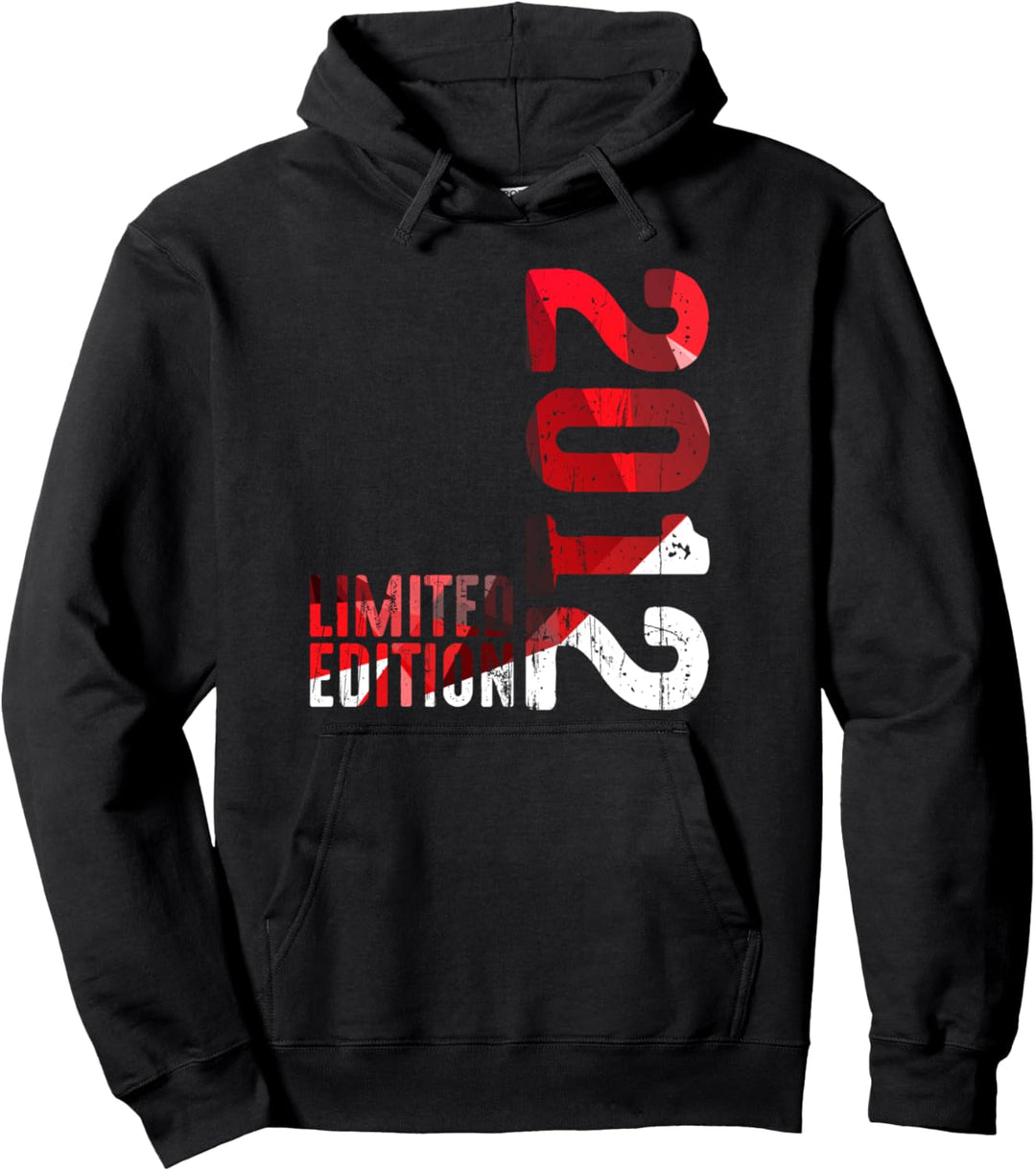 Rot Ästhetisches Jahr 2012 Geburt Jahrgang seit 2012 Retro 2012 Pullover Hoodie