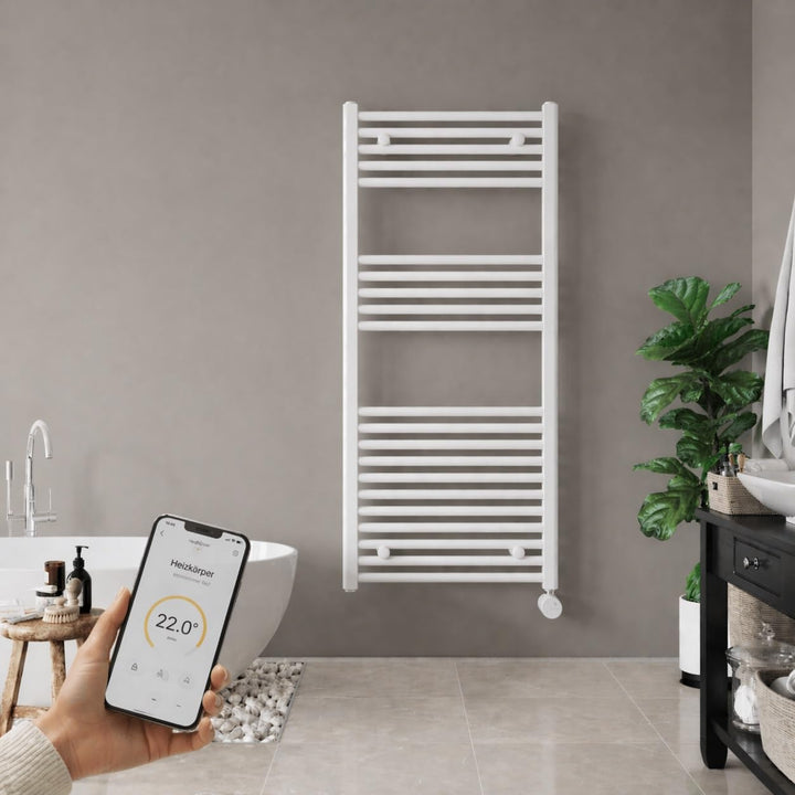 anapont WiFi und Bluetooth elektrischer Badheizkörper 1175x750 | Handtuchheizkörper, Badheizung elek
