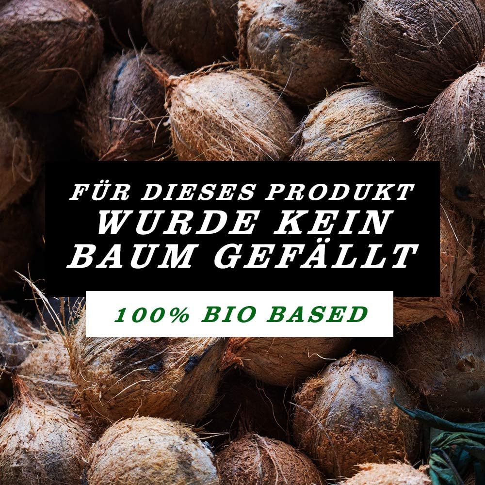 King Crocodile Kokosnuss Kohle mit Langer Brenndauer I 27x27mm Nachhaltige Naturkohle I wenig Asche