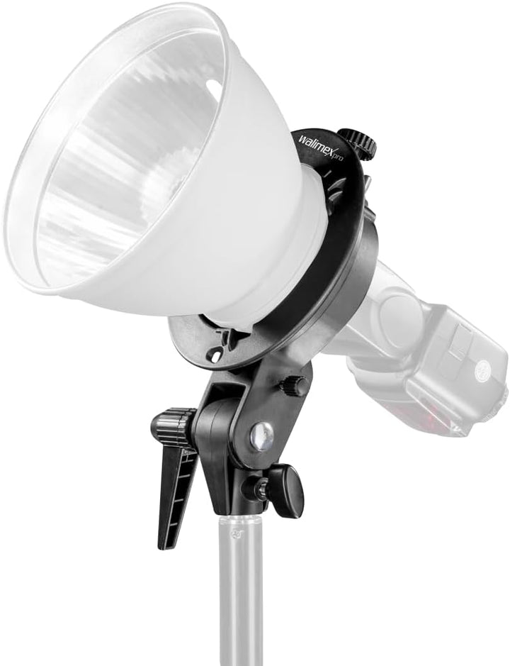 Walimex Pro Universal Systemblitzhalter S-Type (für System- und Kompaktblitze, Speedlite-Blitzvorsat
