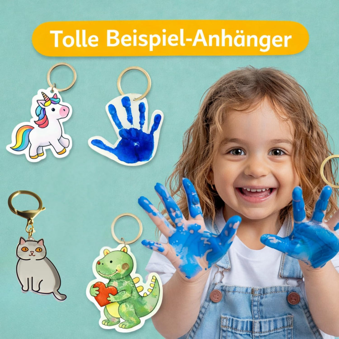 BastelWizard - Premium Schrumpffolie zum Basteln - 10 Schrumpffolie bedruckbar - DIN A4 Bastelfolie