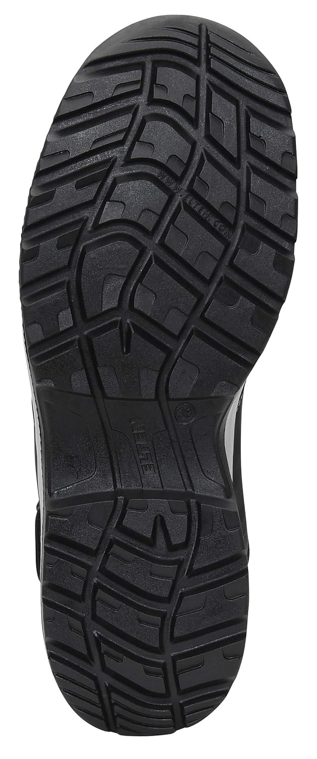 ELTEN Sicherheitsschuhe LILLY black High ESD S3, Damen, Lederschuh, robust, warm, schwarz, Stahlkapp