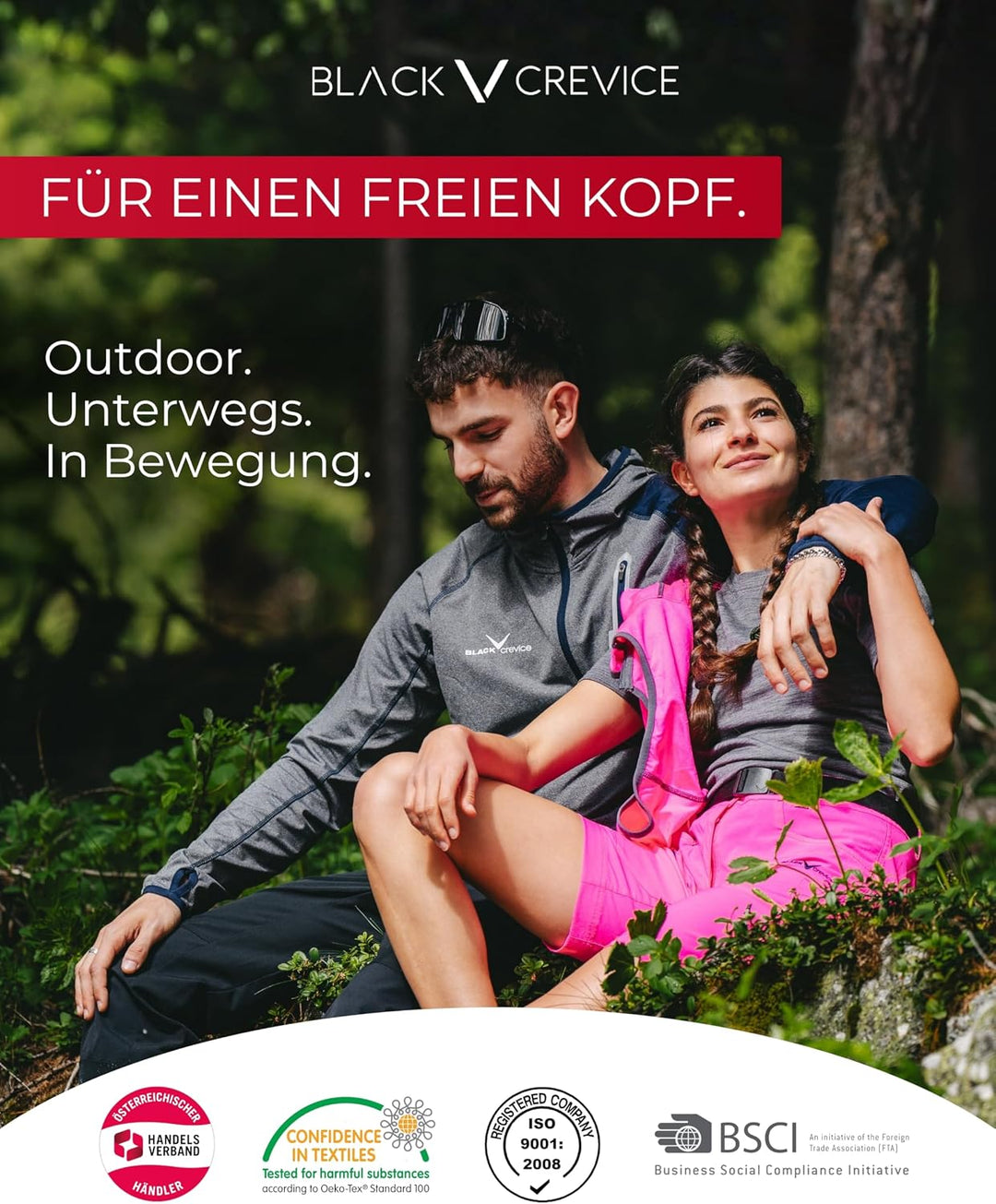 Black Crevice selbstaufblasbare Luftmatratze I Isomatte selbstaufblasend I Outdoor-Isomatte I aufbla
