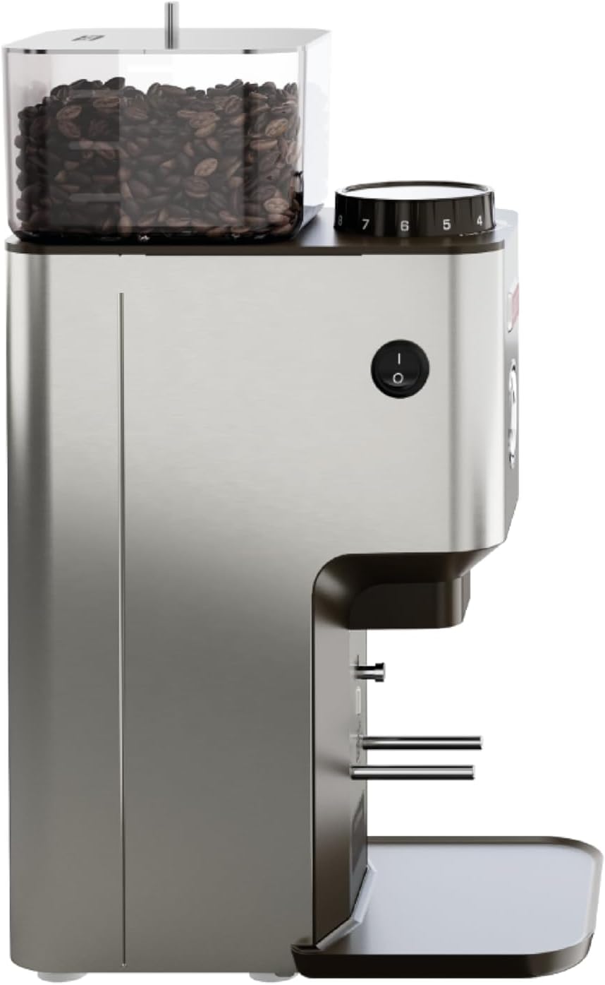 LELIT William PL72 Kaffeebohnenmühle mit flachem Mahlgrad - Mit LCC zur Regulierung der Mahldauer -