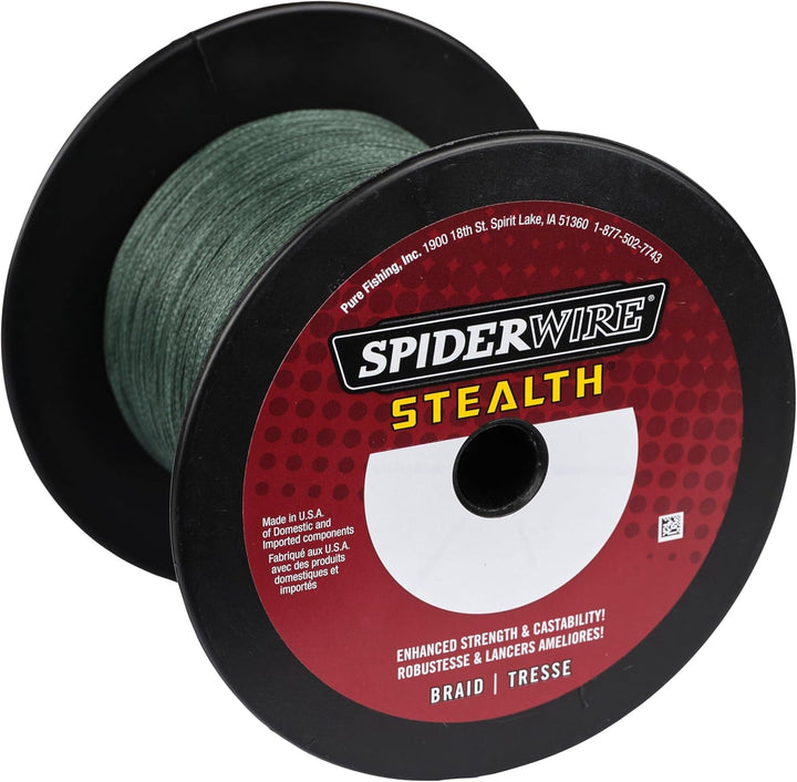 SpiderWire Stealth Superline Angelschnur Grün 150lb - 1500yd, Grün 150lb - 1500yd