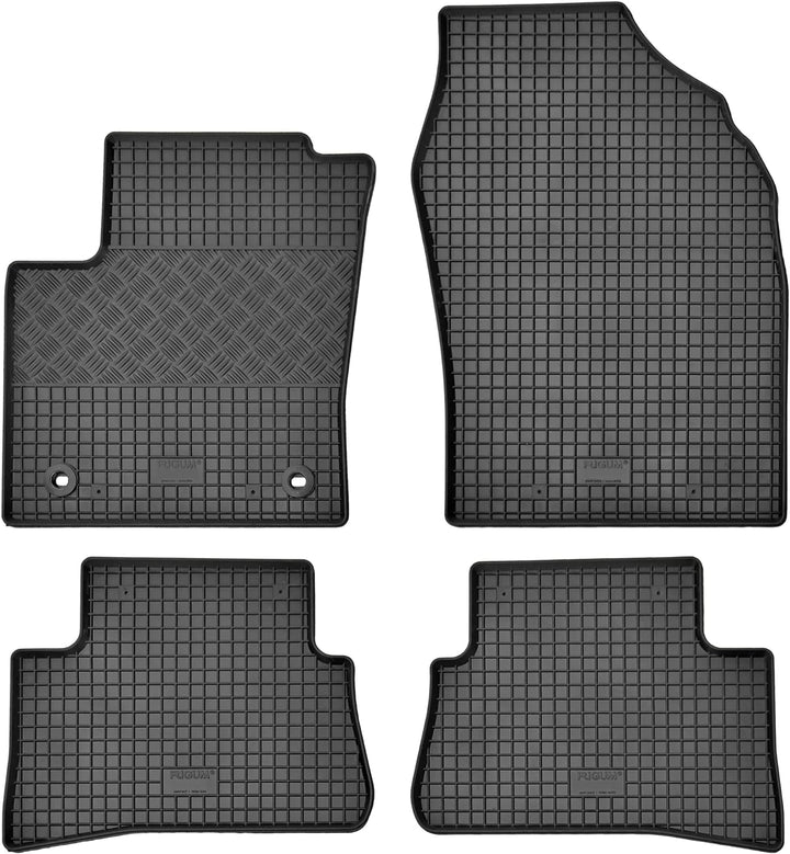 Passgenaue Kofferraumwanne und Gummifussmatten geeignet für Toyota C-HR ab 2016 + Gurtschoner