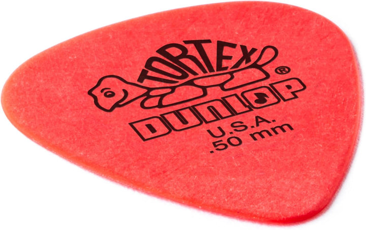 Médiators Jim Dunlop 0,50mm Tortex 0,50mm sachet de 72 rot Sachet de 72 0,50mm Gitarrenplektrum, rot