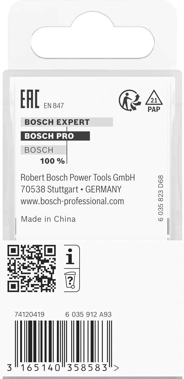 Bosch Professional 1x Kantenformfräser Standard for Wood (für Holz, Radius 6.3mm, Breite 15.1mm, Arb