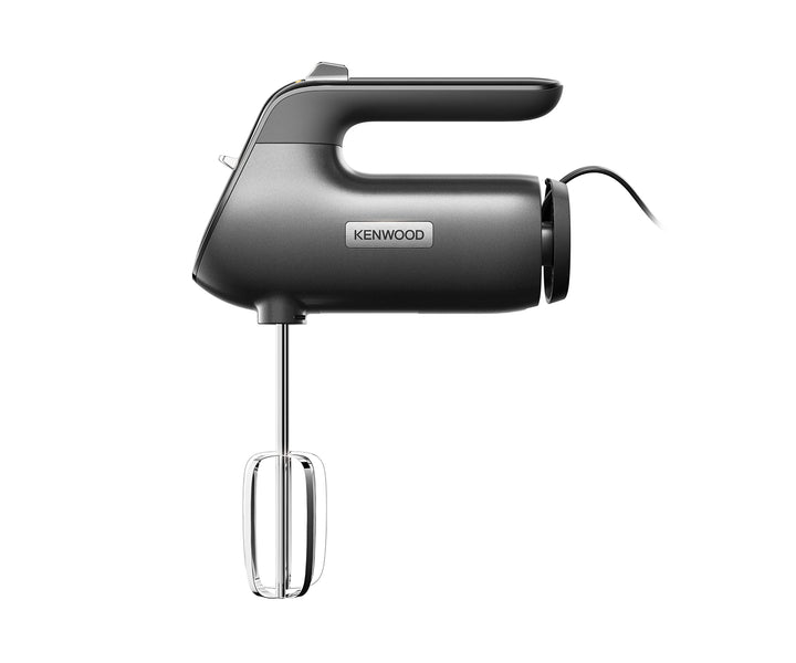 Kenwood HMP50.000BK QuickMix+ Handmixer mit Edelstahl-Rührstäben und Knethaken, ergonomischer SureGr