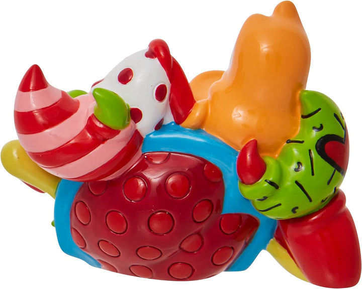 Enesco Disney by Romero Britto The Little Mermaid Sebastian Miniaturfigur, 5,4 cm, Mehrfarbig