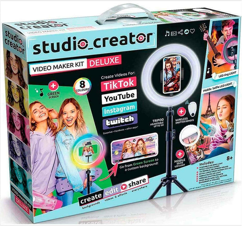 Studio Creator INF 003UK Deluxe Video Maker Kit, 8 Jahre+, Deluxe