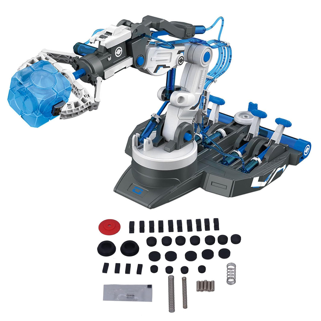 Tnfeeon Hydraulisch-mechanisches Armspielzeug, Hydraulischer Roboterarm mit Saugnapf für über 8 Jahr