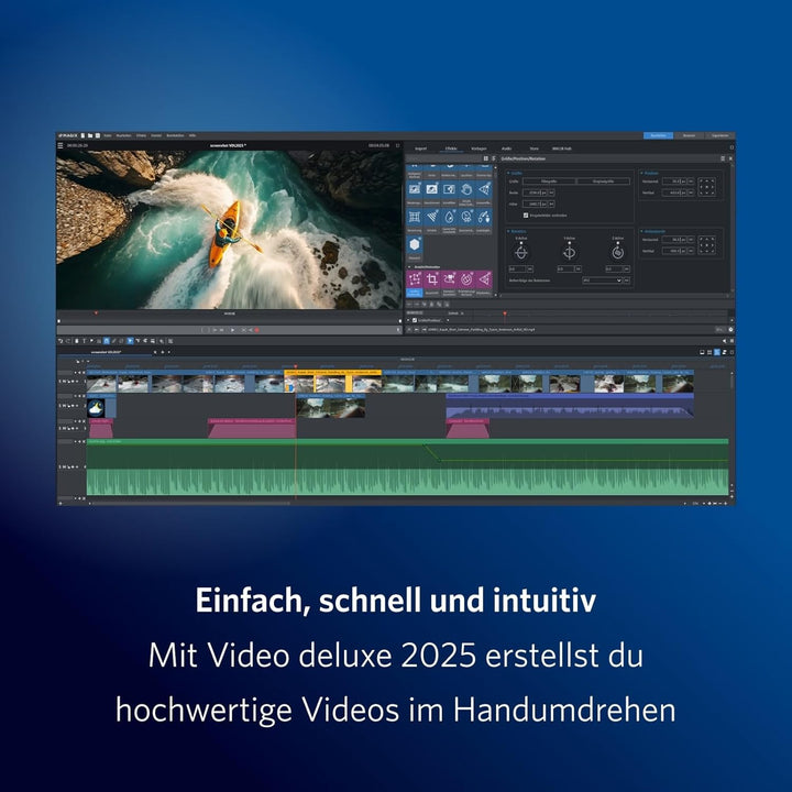 MAGIX Video deluxe 2025 Premium - Videobearbeitung für alle | Videobearbeitungsprogramm | Videoschni