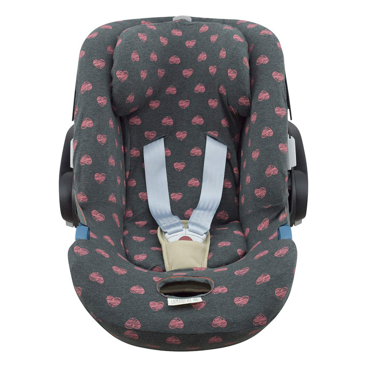 JYOKO Kids Bezug für Autositz kompatibel mit Cybex Aton Cloud- Q-M-2-4-5, aus Baumwolle (Aton 2, Flu