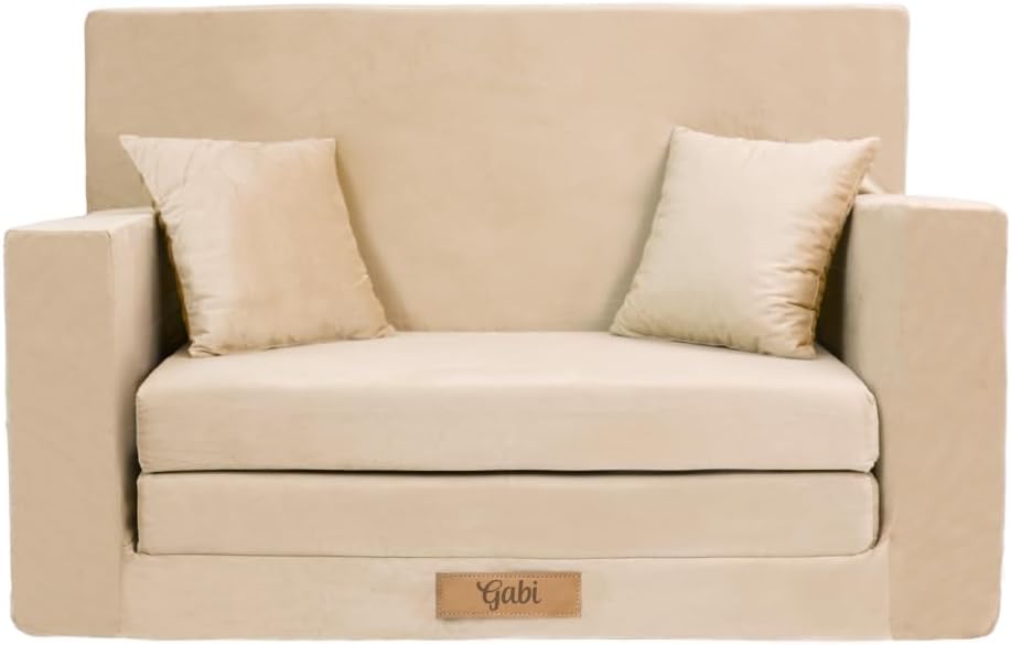 Flumi Personalisierte Kindercouch: Mini Schlafsofa für Kinderzimmer, Kuschelecke, Spielsofa, Kinders