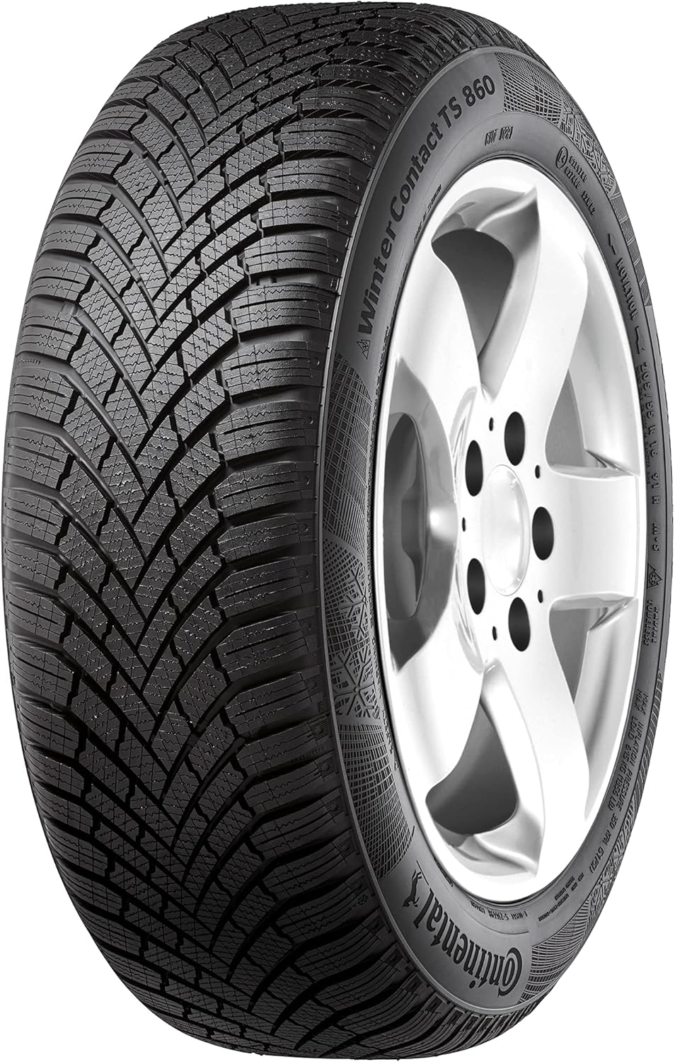 Continental WinterContact TS 860 - Winterreifen 165/60 R14 79T XL - E/B/71 165/60R14 79T - XL/M+S/3P
