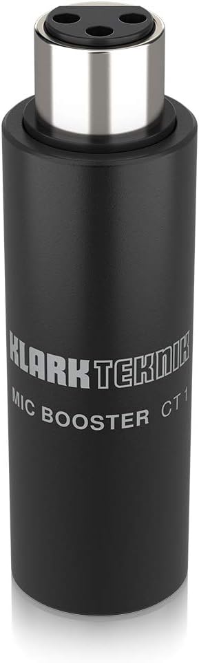 Klark Teknik MIC BOOSTER CT 1 Kompakter dynamischer Mikrofonverstärker mit hochwertigem Vorverstärke
