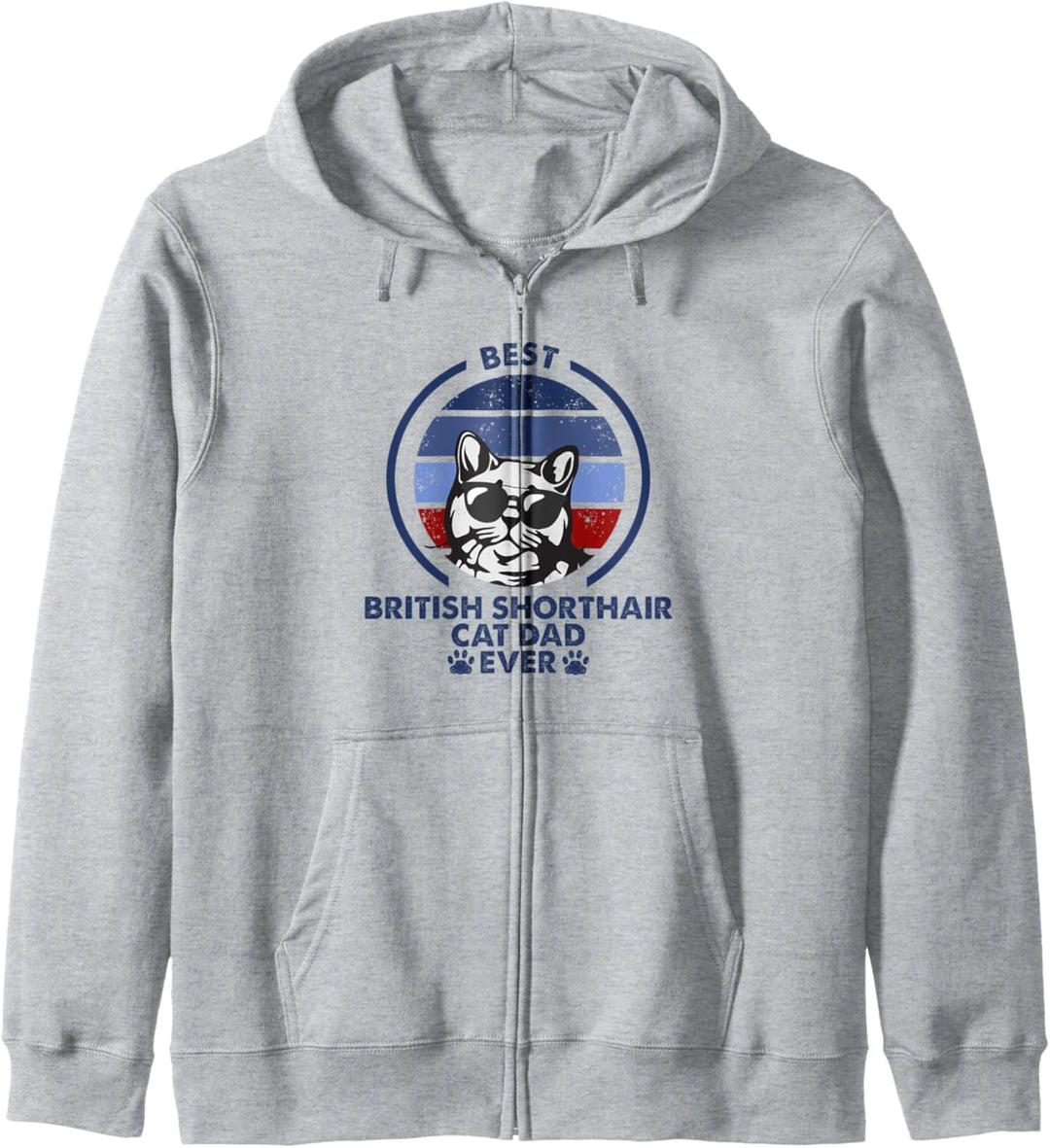 Best Cat Dad Ever - Britische Kurzhaarkatze Kapuzenjacke