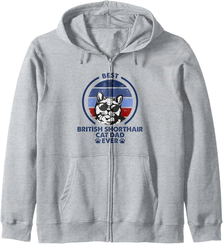 Best Cat Dad Ever - Britische Kurzhaarkatze Kapuzenjacke