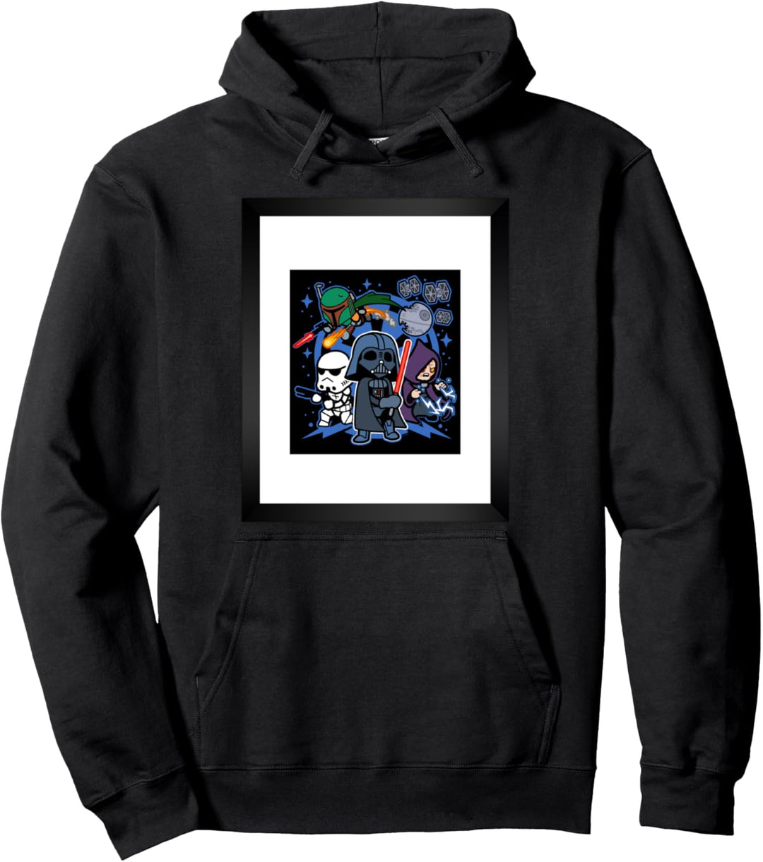 Star Wars Vader Kawaii Chibi Team Empire Pullover Hoodie