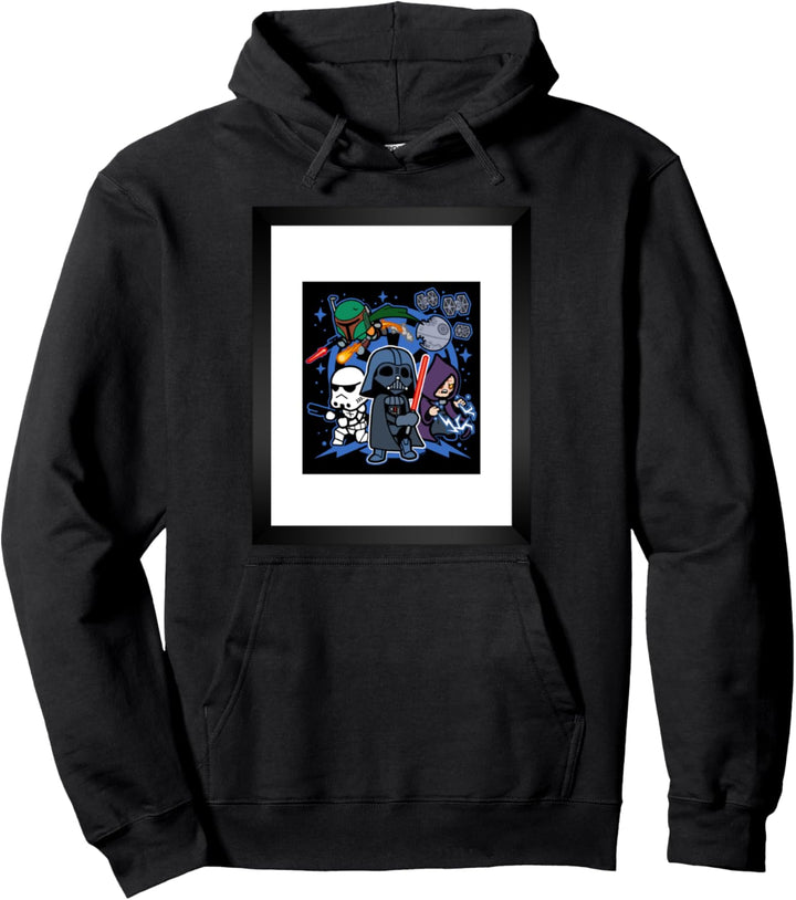 Star Wars Vader Kawaii Chibi Team Empire Pullover Hoodie