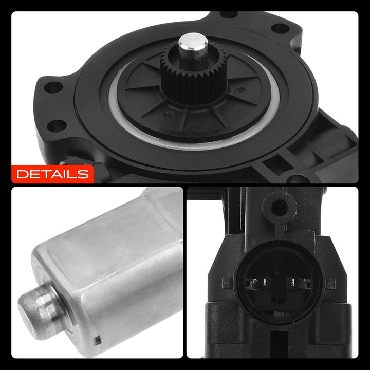 Frankberg Fensterhebermotor Vorne Links 2-Polig Kompatibel mit Santa Fé II CM 2.7L 2006-2007 824502B