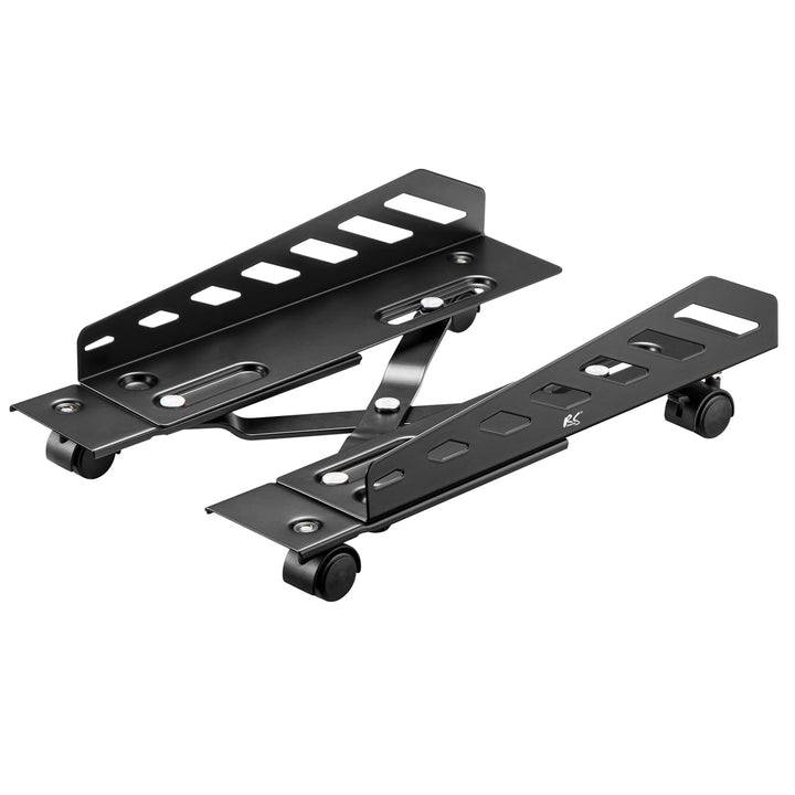 NanoRS RS480 Mobiler Gamping-CPU-Ständer mit 4 Rollen CPU-Ständer Computerwagen Belastbar bis 25kg,