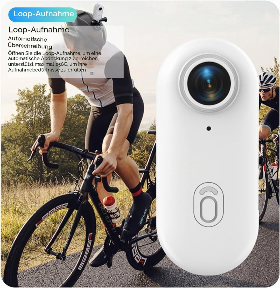 Winnes Mini Action Cam WiFi Sport Zoll Kamera HD 1080P Weitwinkel 120° IP68 Wasserdicht 30 Meter Vid