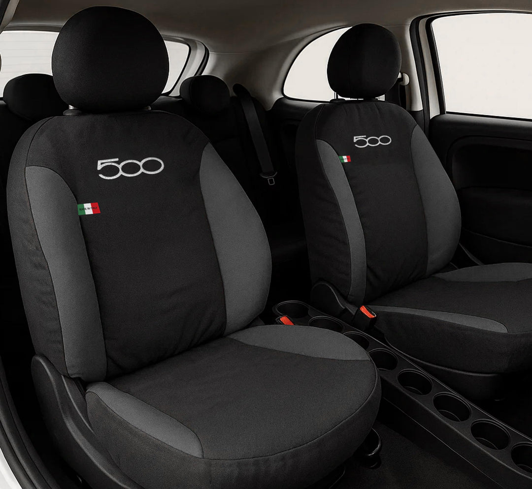 Auto Accessori Lupex - Sitzbezüge für Autositz, kompatibel Autositzbezüge für Cinquecento 500, Schwa