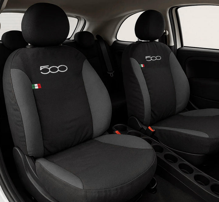 Auto Accessori Lupex - Sitzbezüge für Autositz, kompatibel Autositzbezüge für Cinquecento 500, Schwa