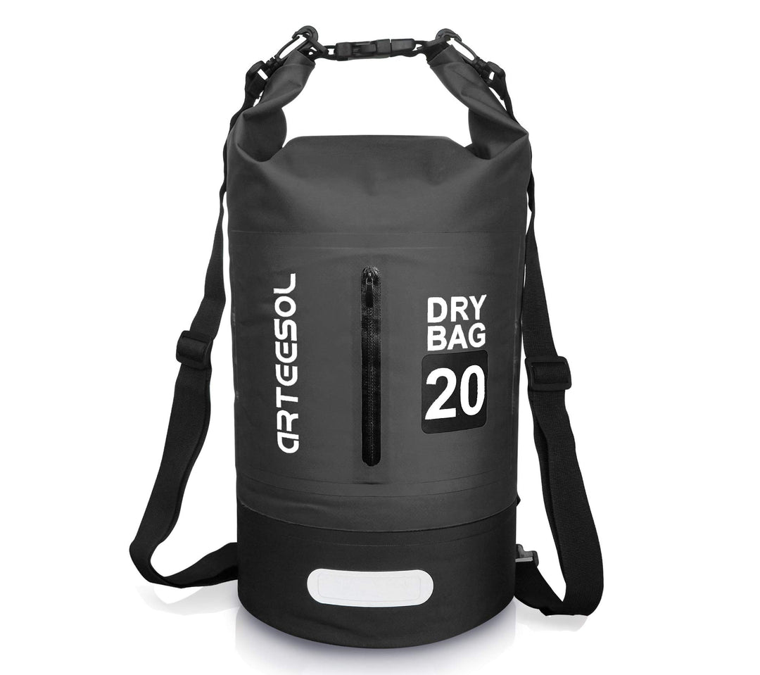 Dry Bag wasserdichte Tasche 5L/10L/20L/30L Wasserfester Beutel Packsack mit Langen Doppeltem Verstel