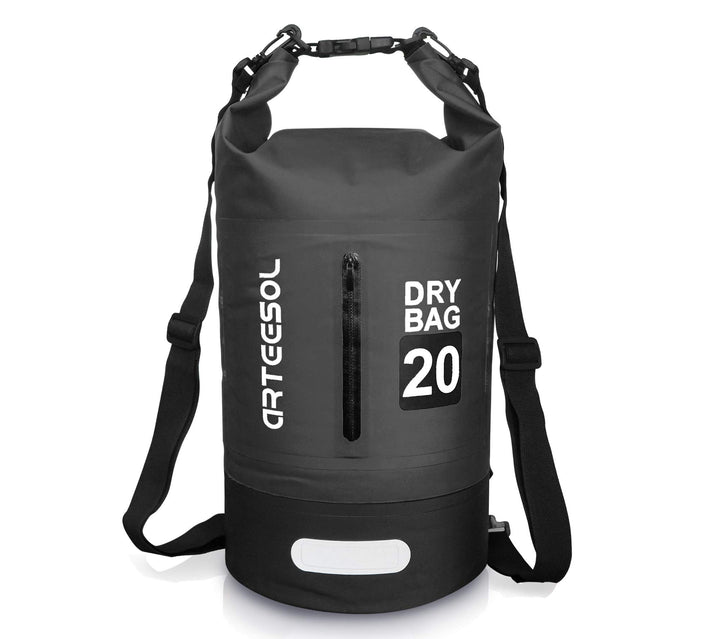 Dry Bag wasserdichte Tasche 5L/10L/20L/30L Wasserfester Beutel Packsack mit Langen Doppeltem Verstel