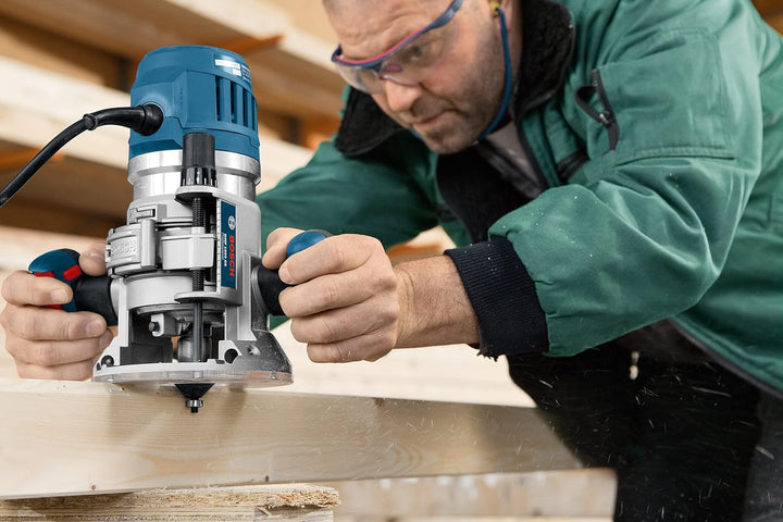Bosch Professional 6tlg. Rand- und Kantenfräser Set (für Holz, für Oberfräsen mit 1/4 Zoll Schaft) 6
