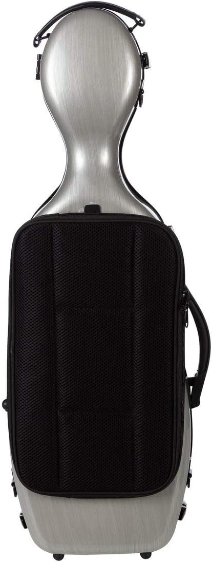 Geigenkoffer Glasfaser Steel Effect 4/4 silver M-Case