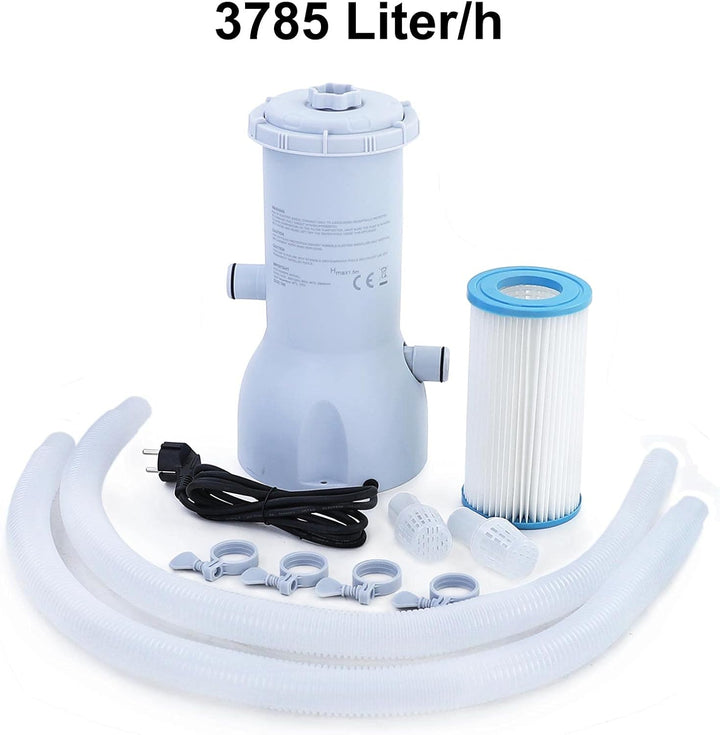 Pool Filterpumpe Wasserfilter Swimmingpool RX1000 3785 l/h für Bestway Intex