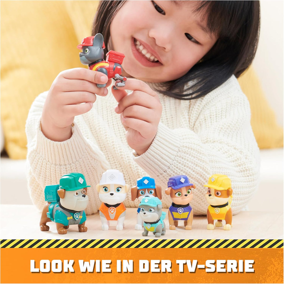 Rubble & Crew - Spielfiguren-Geschenkset mit 7 Hundefiguren zum Sammeln, Spielzeugfiguren, Spielzeug