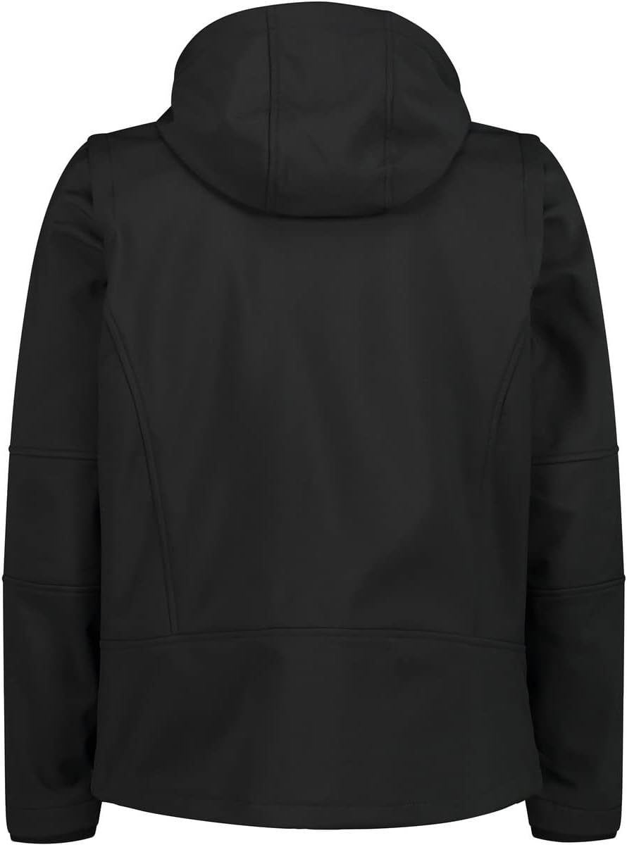 CMP – Man Jacket Snaps Hood With Detachble Sleeves 56 Schwarz, 56 Schwarz