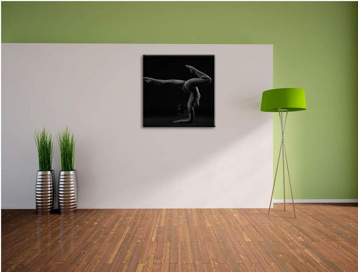 Pixxprint sexy Körper Einer Frau als Leinwandbild/Grösse: 70x70 cm/Wandbild/Kunstdruck/fertig bespan