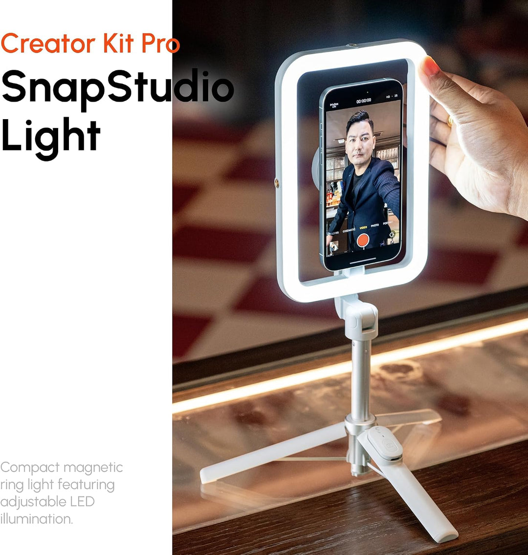 ShiftCam Travel and Creator Kit - MagSafe Compatible Mobile Creator Bundle for iPhone and Android, C