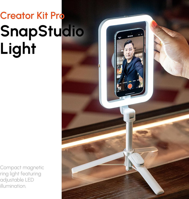 ShiftCam Travel and Creator Kit - MagSafe Compatible Mobile Creator Bundle for iPhone and Android, C