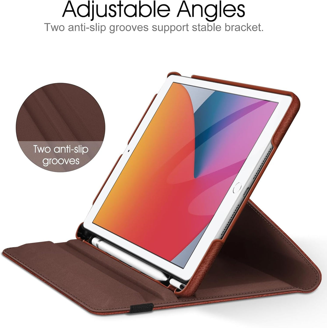 Fintie Rotierende für iPad 8. Generation (2020) 7. (2019) 10,2 Zoll – [Eingebauter Stifthalter] 360