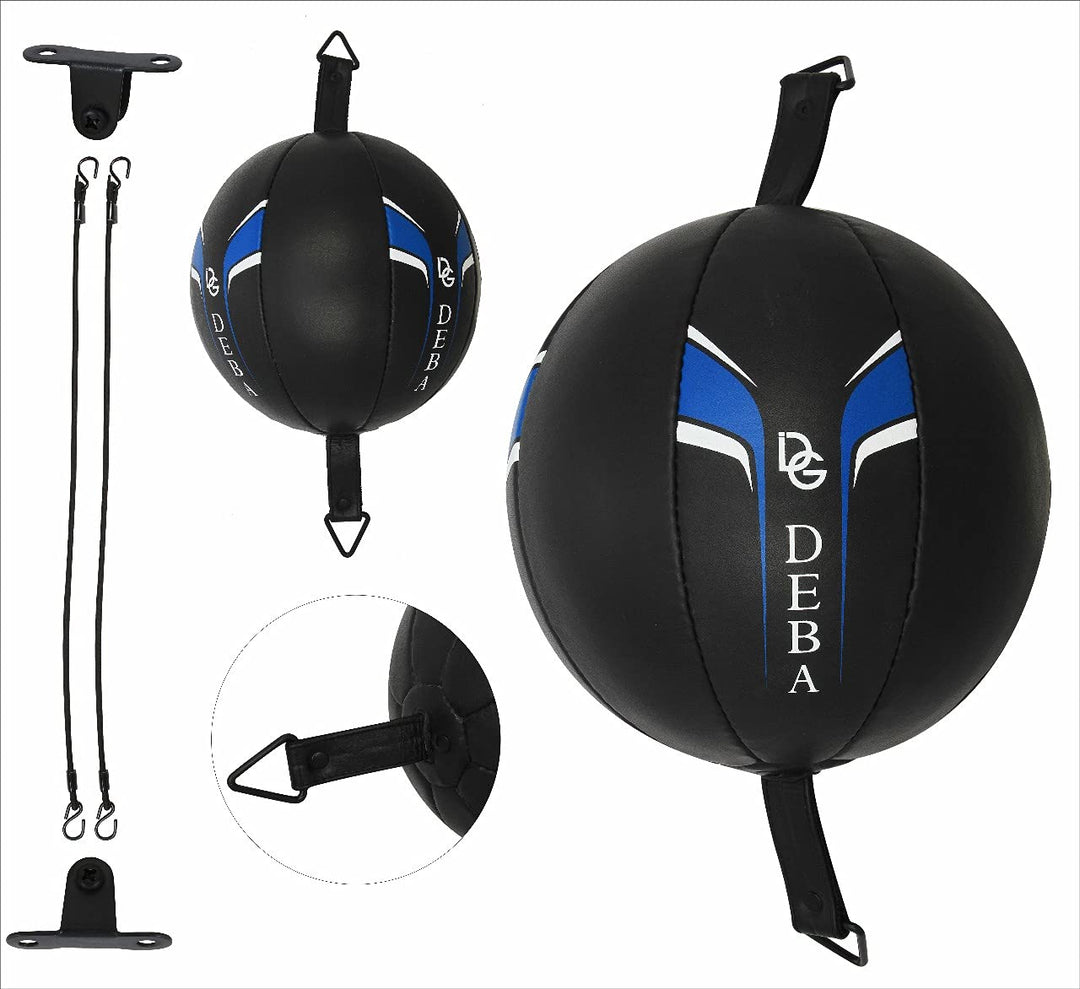 Deba Doppelendball aus Rindsleder Cowhide Doppelendball Speedball-Boxbirne
